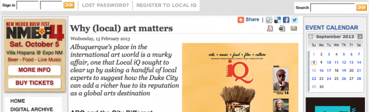 Why (Local) Art Matters – Interview IQ Magazine Why (Local) Art Matters – Interview IQ Magazine
